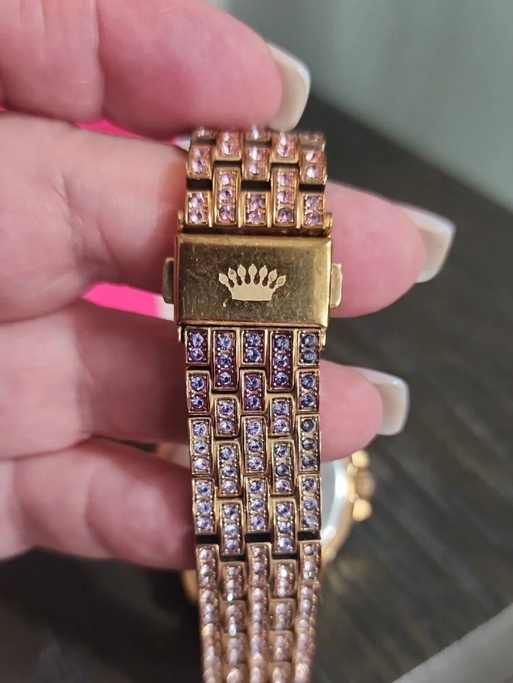 Juicy Couture Rose Gold Crystal Ombre Dial Bracelet Watch